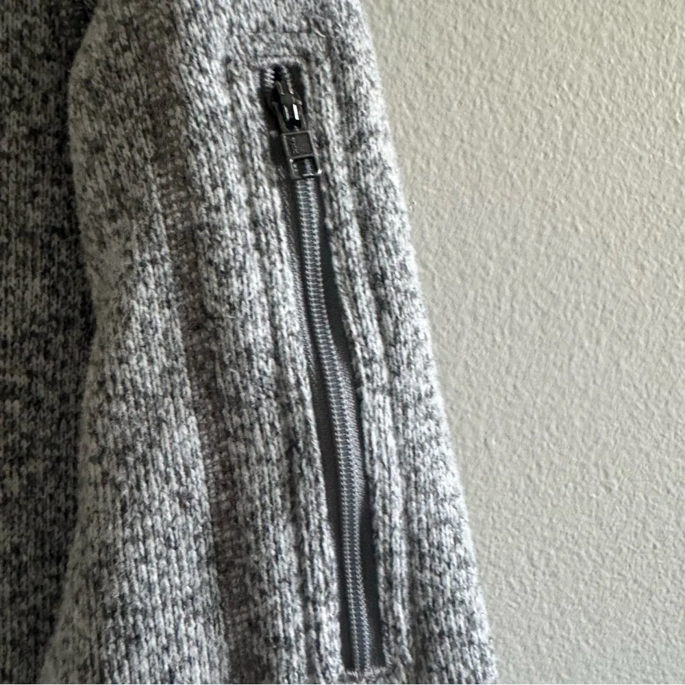 Patagonia Better Sweater Heather Gray Pullover Quarter Zip Jacket size Small - Picture 9 of 10